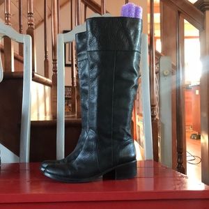 Nine West black heeled boots